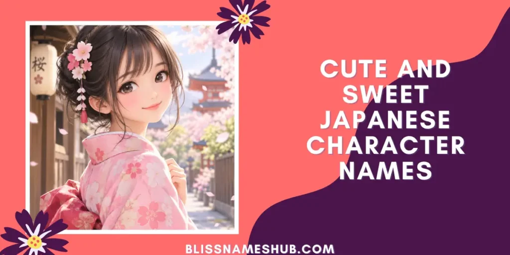 Cute and Sweet Japanese Character Names