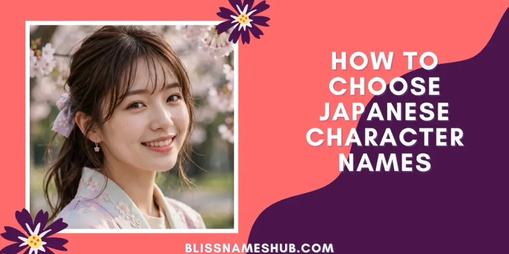 How To Choose Japanese Character Names