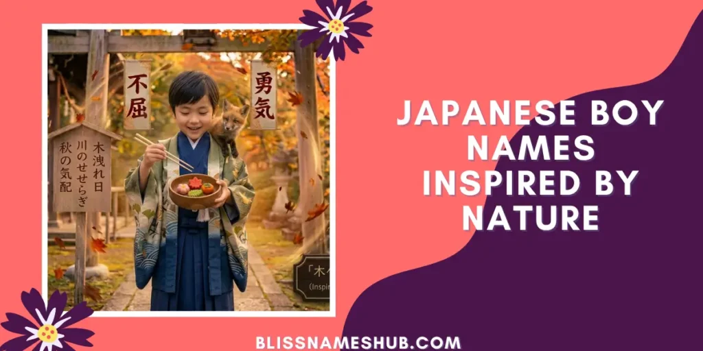 Japanese Boy Names Inspired by Nature