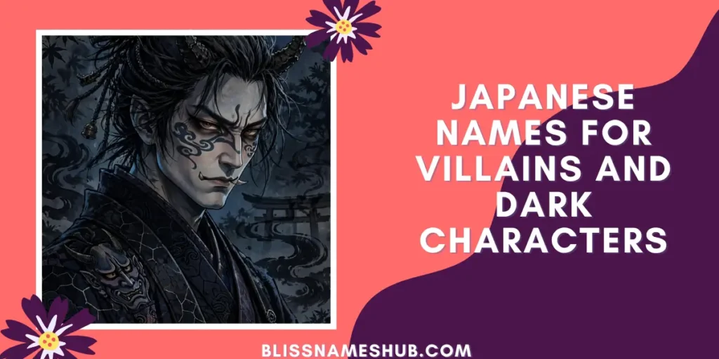 Japanese Names for Villains and Dark Characters