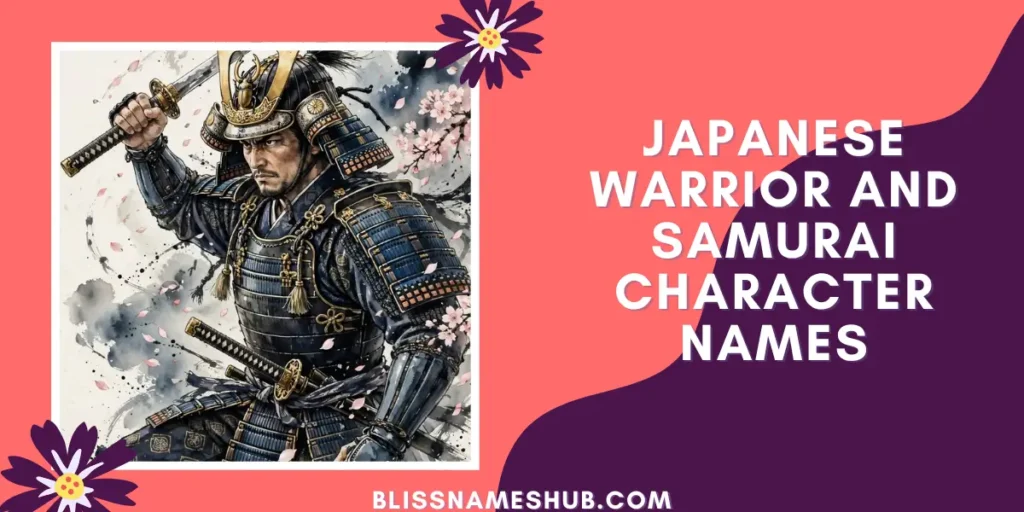 Japanese Warrior and Samurai Character Names