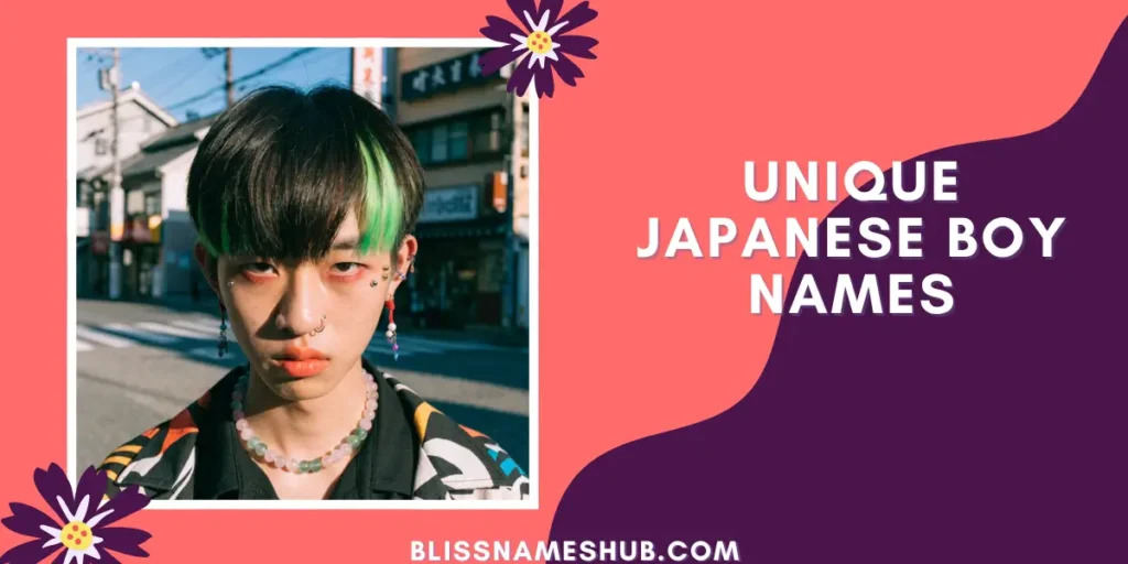 Unique Japanese Boy Names