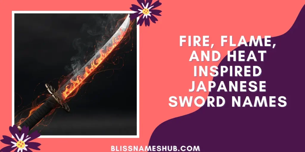 Fire, Flame, and Heat Inspired Japanese Sword Names