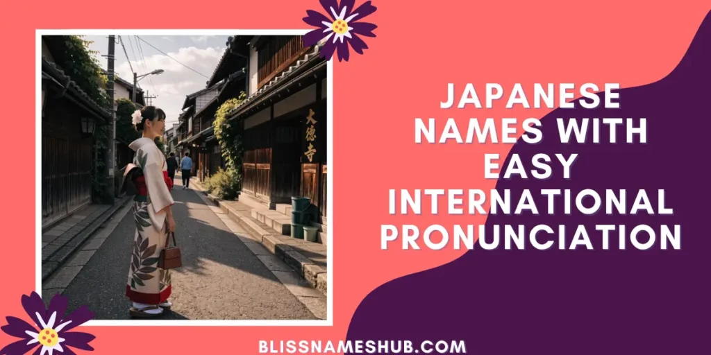 Japanese Names With Easy International Pronunciation
