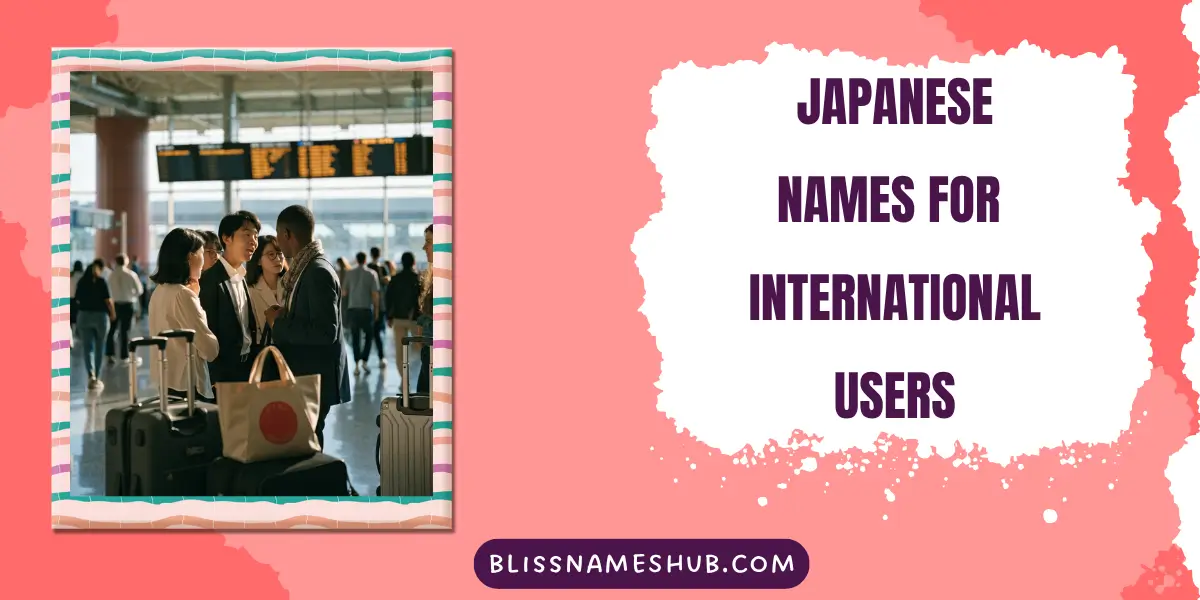 Japanese names for international users