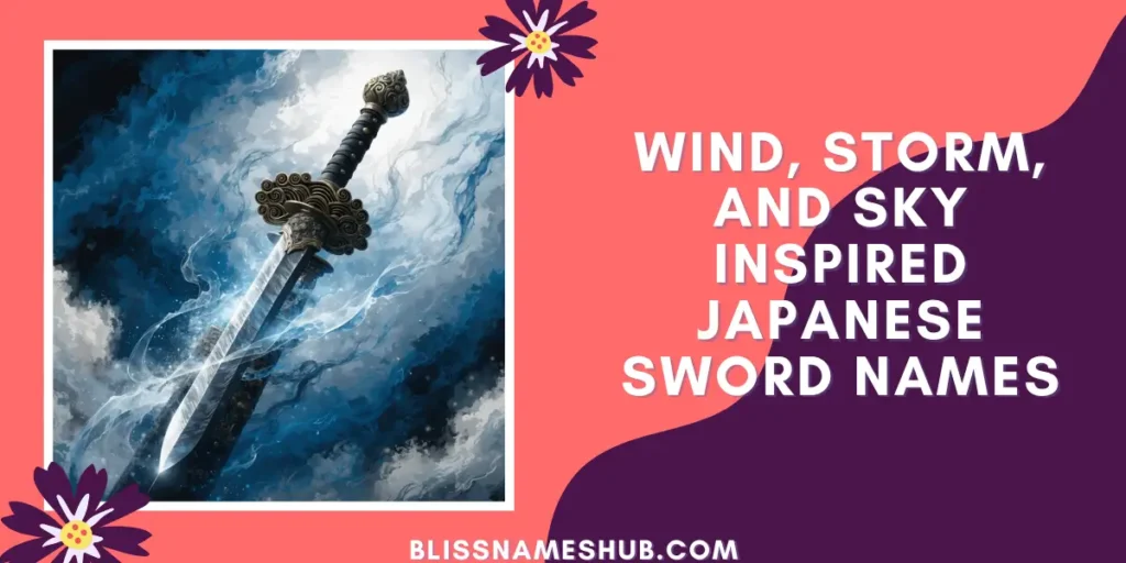 Wind, Storm, and Sky Inspired Japanese Sword Names